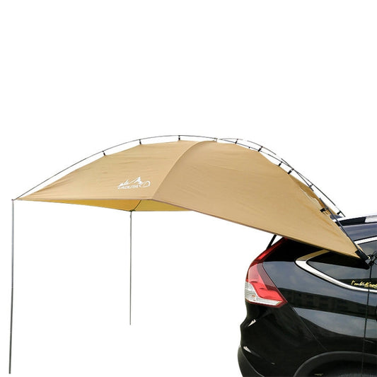 Skorter | LADUTA Outdoor Self-Driving Tour Barbecue Camping Car Side Tent Car Tail Extension Tent Supplies(Painted Silver)