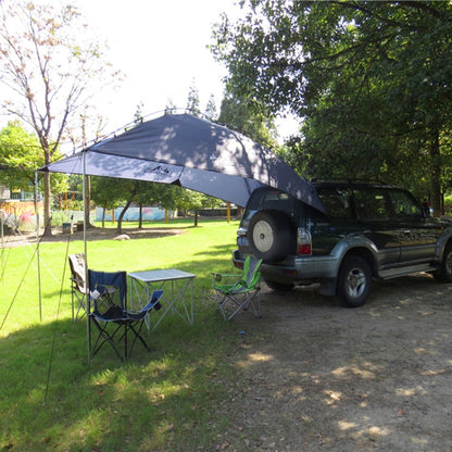 Skorter | LADUTA Outdoor Self-Driving Tour Barbecue Camping Car Side Tent Car Tail Extension Tent Supplies(Grey Blue)