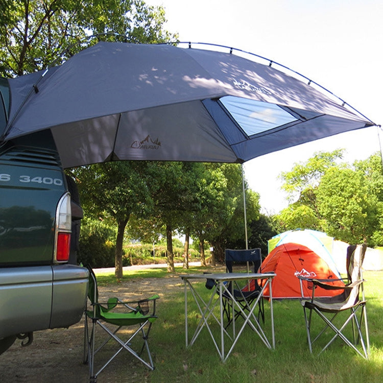 Skorter | LADUTA Outdoor Self-Driving Tour Barbecue Camping Car Side Tent Car Tail Extension Tent Supplies(Grey Blue)