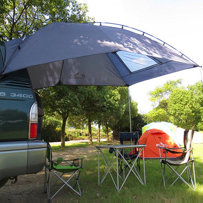 Skorter | LADUTA Outdoor Self-Driving Tour Barbecue Camping Car Side Tent Car Tail Extension Tent Supplies(Grey Blue)