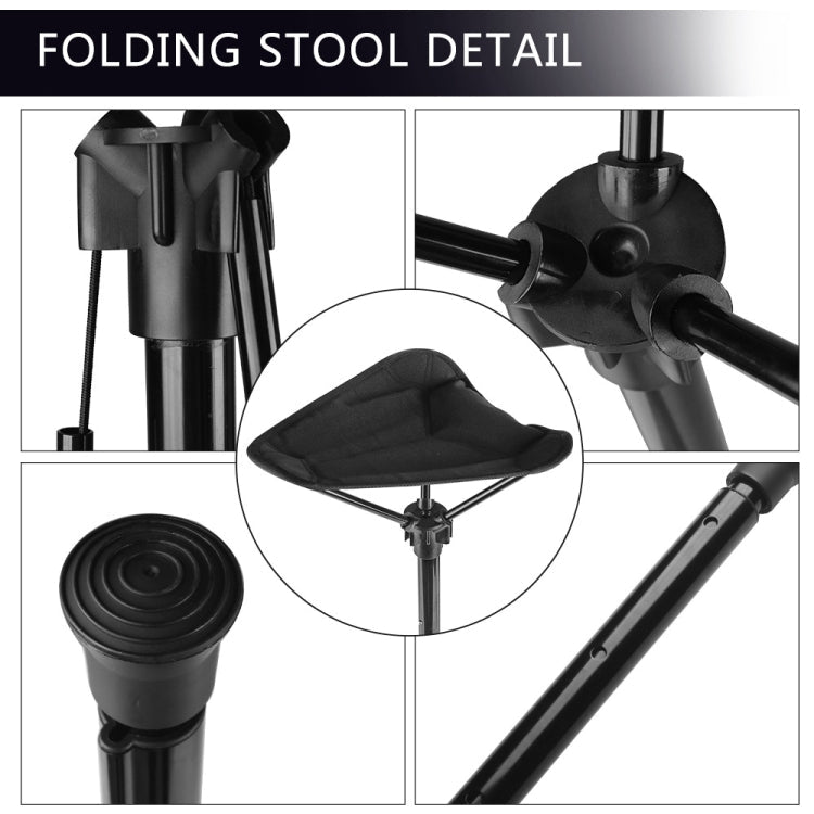 Skorter | Outdoor Folding Stool Portable Queuing Seat Fishing Mazza Telescopic Folding Stool
