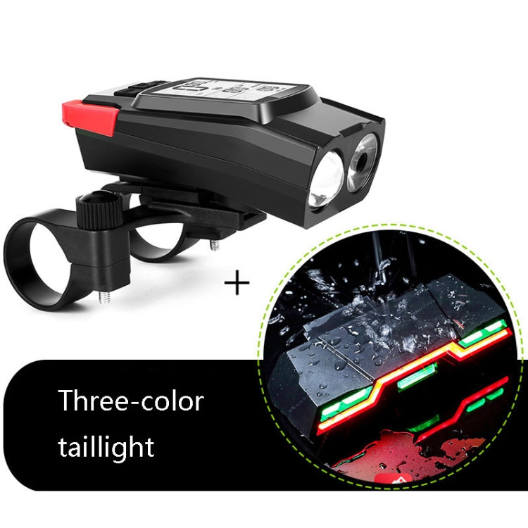 Skorter | 3 In 1 Wireless Bicycle Code Meter Lamp Strong Light Front Light, Colour: Red Upgrade Floating + Tail Light