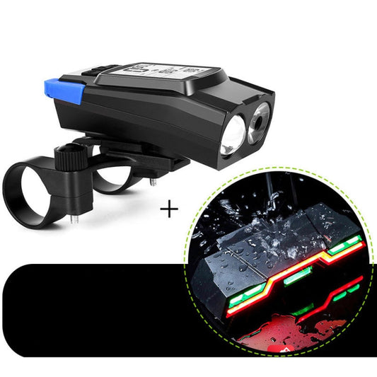 Skorter | 3 In 1 Wireless Bicycle Code Meter Lamp Strong Light Front Light, Colour: Blue Upgrade Floating + Tail Light
