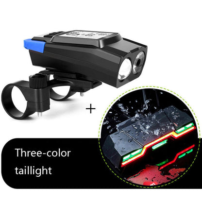 Skorter | 3 In 1 Wireless Bicycle Code Meter Lamp Strong Light Front Light, Colour: Blue Upgrade Floating + Tail Light