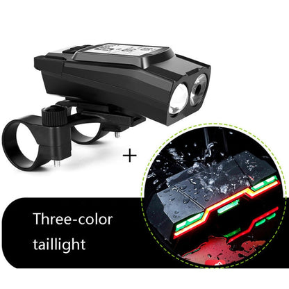 Skorter | 3 In 1 Wireless Bicycle Code Meter Lamp Strong Light Front Light, Colour: Black Upgrade Floating + Tail Light