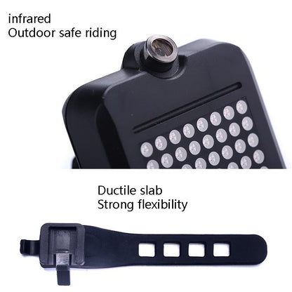 Skorter | Intelligent Steering Brake Tail Light USB Rechargeable Bicycle Light Cycling Warning Safety Light