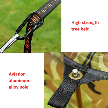 Skorter | Anti-Rollover Automatic Quick-Opening Mosquito Net Hammock Outdoor Camping Double Anti-Mosquito Hammock, Size: 290x140cm(Yellow Black)