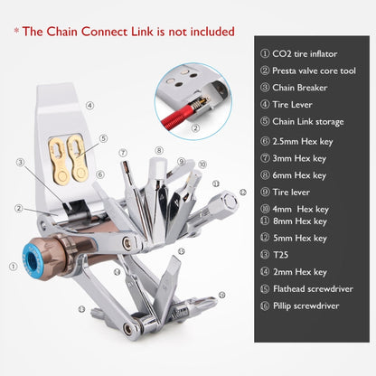 Skorter | CXWXC 16 In 1 Bicycle Repair Combination Tool Multifunctional Mountain Bike Repair Tool