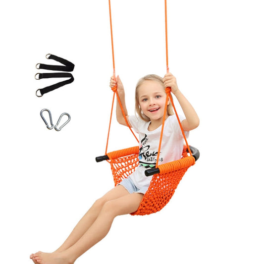 Skorter | Children Swing Family Toys Indoor And Outdoor Garden Hand-Woven Swing Chair Hanging Chair
