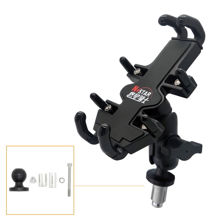 Skorter | N-STAR NJN001 Motorcycle Bicycle Compatible Mobile Phone Bracket Aluminum Accessories Riding Equipment(With Expansion Head)