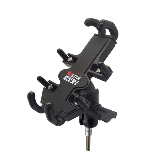 Skorter | N-STAR NJN001 Motorcycle Bicycle Compatible Mobile Phone Bracket Aluminum Accessories Riding Equipment(With Hollow M8 Ball)