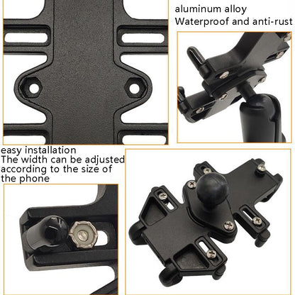 Skorter | N-STAR NJN001 Motorcycle Bicycle Compatible Mobile Phone Bracket Aluminum Accessories Riding Equipment(With T Head)