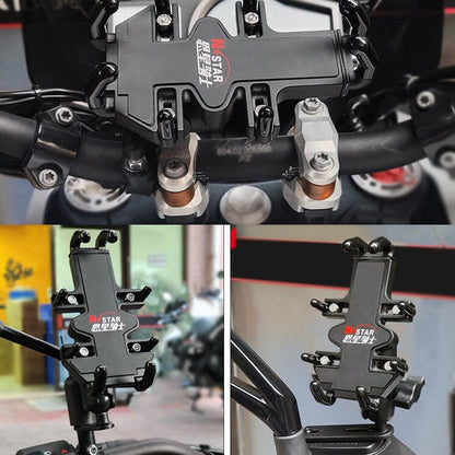 Skorter | N-STAR NJN001 Motorcycle Bicycle Compatible Mobile Phone Bracket Aluminum Accessories Riding Equipment(With T Head)