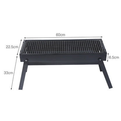 Skorter | Wrought Iron Barbecue Thickened Folding Barbecue 63.5x42x48cm