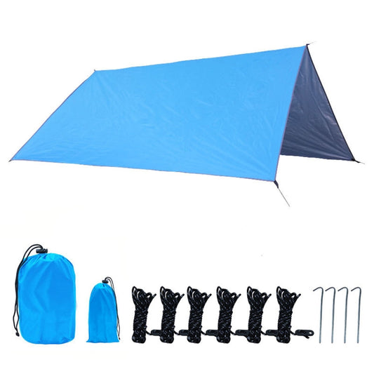 Skorter | Outdoor Camping Supplies Multifunctional Camping Sunshade Waterproof And Moisture-Proof Mat Ultra-Light Sky,Size: 300 x 300cm (Sky Blue)