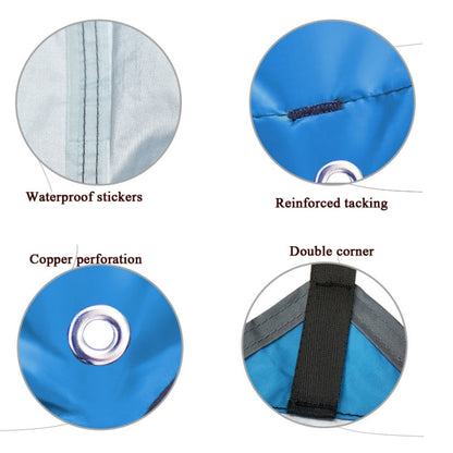 Skorter | Outdoor Camping Supplies Multifunctional Camping Sunshade Waterproof And Moisture-Proof Mat Ultra-Light Sky,Size: 300 x 300cm (Sky Blue)