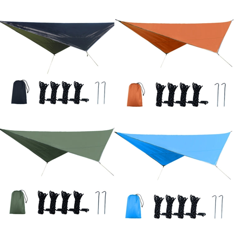 Skorter | Outdoor Camping Supplies Multifunctional Camping Sunshade Waterproof And Moisture-Proof Mat Ultra-Light Sky,Size: 320 x 250cm (Black)