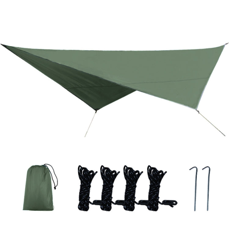 Skorter | Outdoor Camping Supplies Multifunctional Camping Sunshade Waterproof And Moisture-Proof Mat Ultra-Light Sky,Size: 320 x 250cm (Army Green)