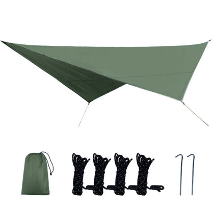 Skorter | Outdoor Camping Supplies Multifunctional Camping Sunshade Waterproof And Moisture-Proof Mat Ultra-Light Sky,Size: 320 x 250cm (Army Green)