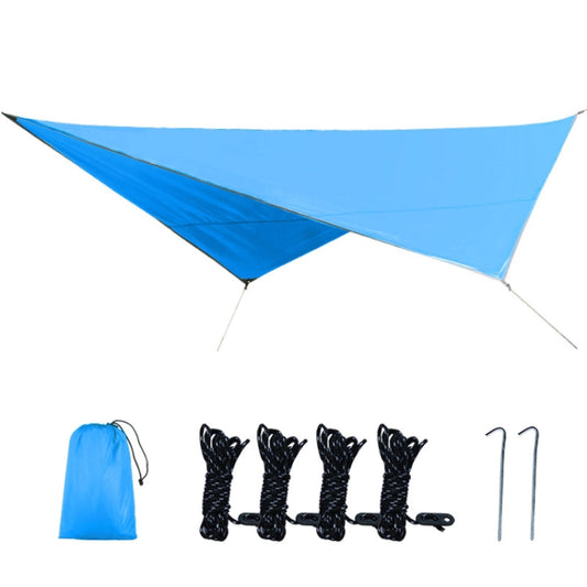 Skorter | Outdoor Camping Sunshade Waterproof and Moisture-proof Floor Mat Ultra-light Canopy,Size: 320 x 250cm (Sky Blue)