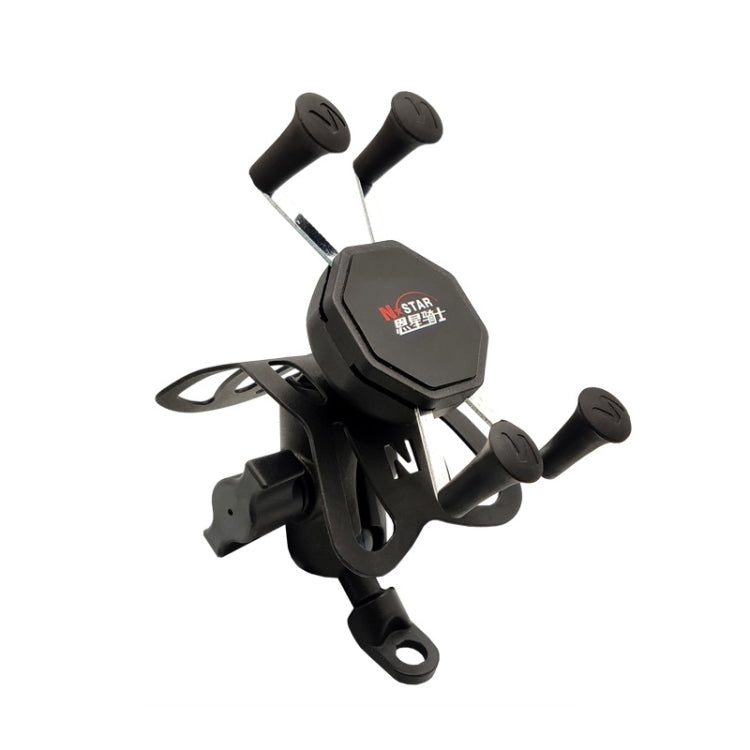 Skorter | N-STAR N002 Motorcycle Bicycle Mobile Phone Bracket Riding Equipment(Large Tilted Head)