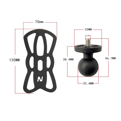 Skorter | N-STAR N002 Motorcycle Bicycle Mobile Phone Bracket Riding Equipment(Large Long Ball Head)