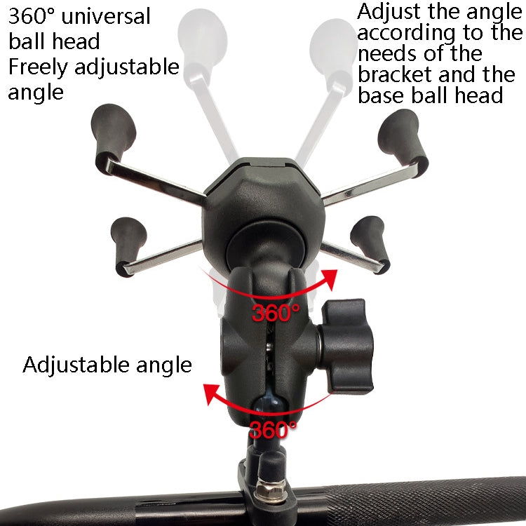 Skorter | N-STAR N002 Motorcycle Bicycle Mobile Phone Bracket Riding Equipment(Small T Head)