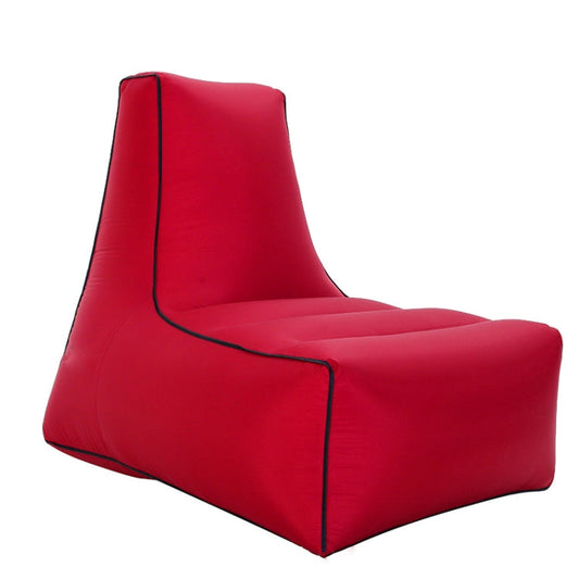 Skorter | BB1082 Inflatable Sofa Inflatable Bed Outdoor Folding Portable Air Sofa Size: 70 x 65 x 60cm(Wine Red)