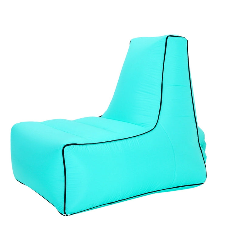 Skorter | BB1082 Inflatable Sofa Inflatable Bed Outdoor Folding Portable Air Sofa Size: 70 x 65 x 60cm(Lake Green)