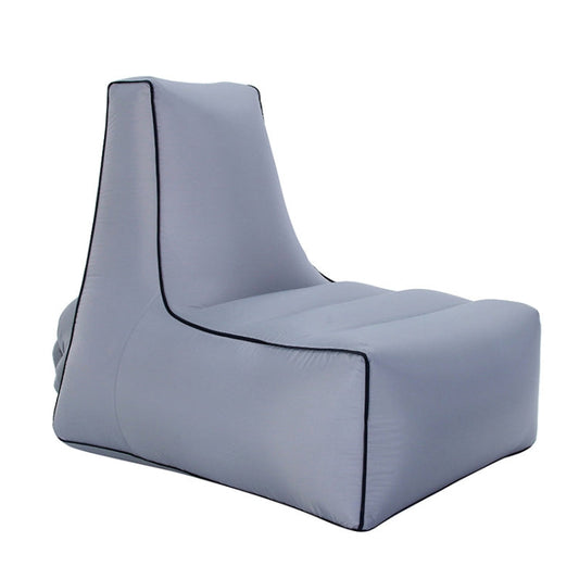 Skorter | BB1082 Inflatable Sofa Inflatable Bed Outdoor Folding Portable Air Sofa Size: 70 x 65 x 60cm(Gray)