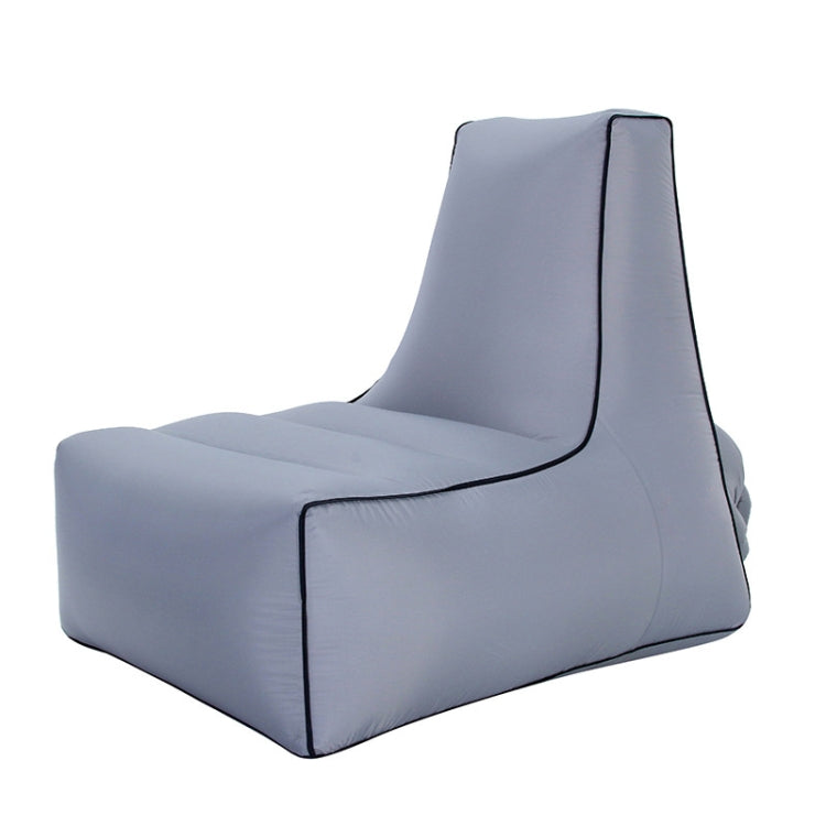 Skorter | BB1082 Inflatable Sofa Inflatable Bed Outdoor Folding Portable Air Sofa Size: 70 x 65 x 60cm(Gray)