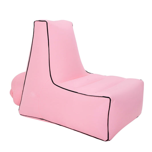 Skorter | BB1082 Inflatable Sofa Inflatable Bed Outdoor Folding Portable Air Sofa Size: 85 x 80 x 75cm(Pink)
