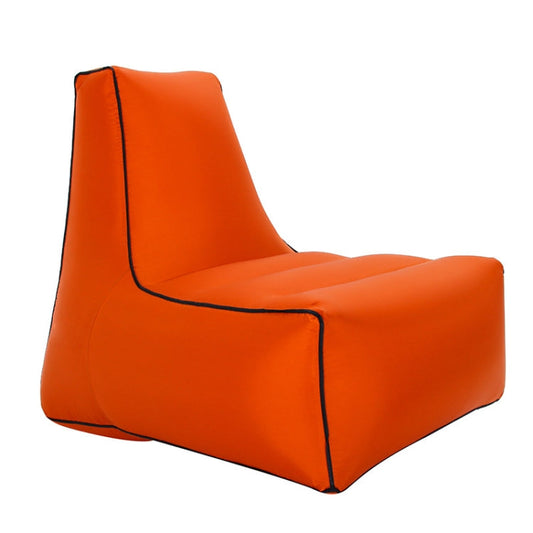 Skorter | BB1082 Inflatable Sofa Inflatable Bed Outdoor Folding Portable Air Sofa Size: 85 x 80 x 75cm(Orange)
