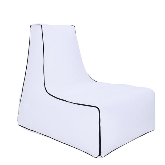 Skorter | BB1082 Inflatable Sofa Inflatable Bed Outdoor Folding Portable Air Sofa Size: 100 x 90 x 80cm(White)