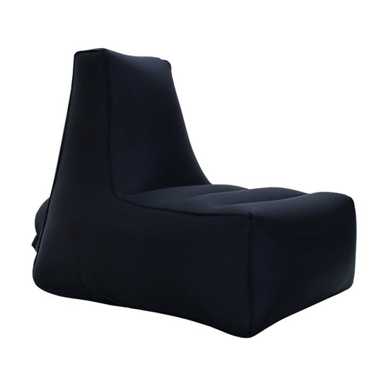 Skorter | BB1082 Inflatable Sofa Inflatable Bed Outdoor Folding Portable Air Sofa Size: 100 x 90 x 80cm(Black)