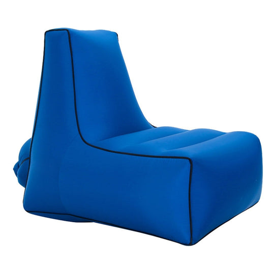 Skorter | BB1082 Inflatable Sofa Inflatable Bed Outdoor Folding Portable Air Sofa Size: 100 x 90 x 80cm(Navy)