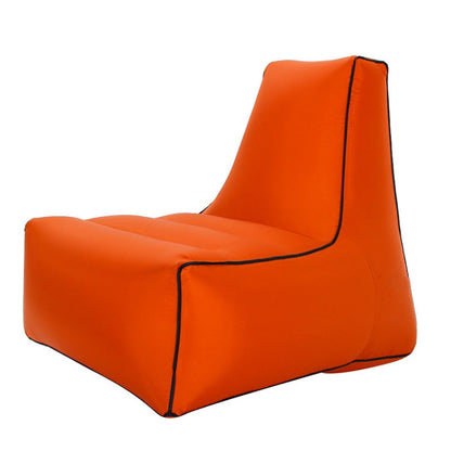 Skorter | BB1082 Inflatable Sofa Inflatable Bed Outdoor Folding Portable Air Sofa Size: 100 x 90 x 80cm(Orange)