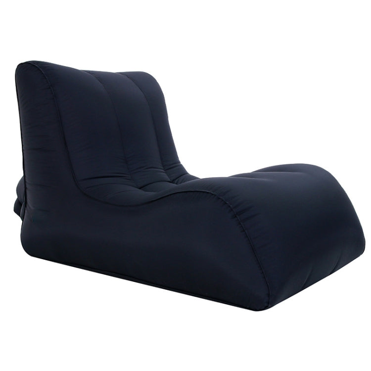 Skorter | BB1803 Foldable Portable Inflatable Sofa Single Outdoor Inflatable Seat, Size: 90 x 70 x 65cm(Black)