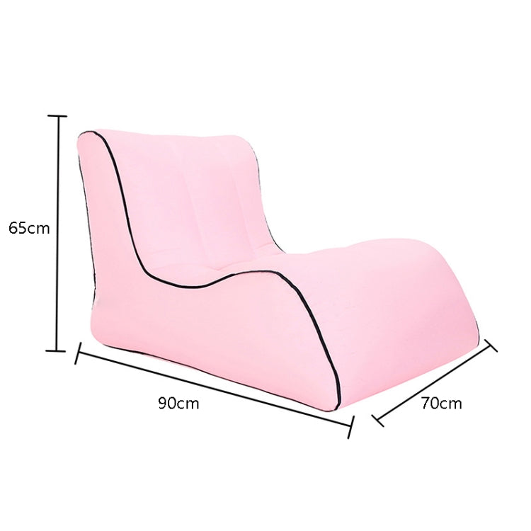 Skorter | BB1803 Foldable Portable Inflatable Sofa Single Outdoor Inflatable Seat, Size: 90 x 70 x 65cm(Pink)