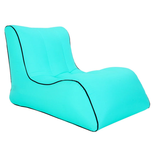 Skorter | BB1803 Foldable Portable Inflatable Sofa Single Outdoor Inflatable Seat, Size: 90 x 70 x 65cm(Lake Green)