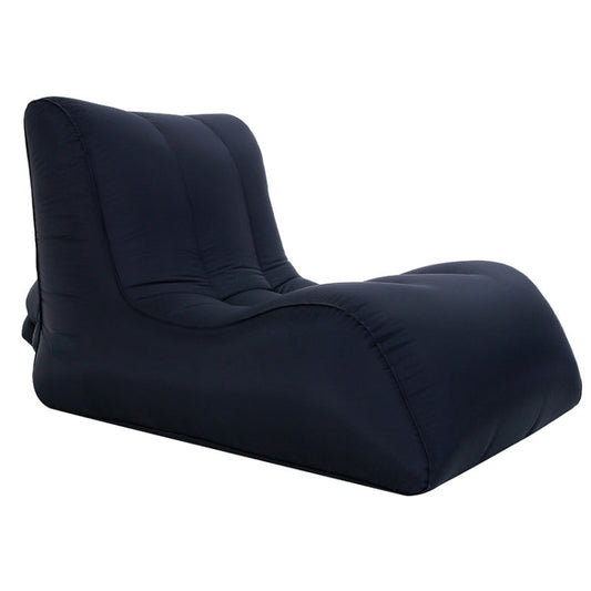 Skorter | BB1803 Foldable Portable Inflatable Sofa Single Outdoor Inflatable Seat, Size: 100 x 80 x 70cm(Black)