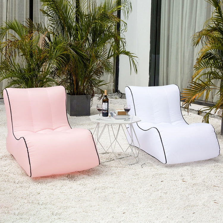 Skorter | BB1803 Foldable Portable Inflatable Sofa Single Outdoor Inflatable Seat, Size: 100 x 80 x 70cm(Red Wine)