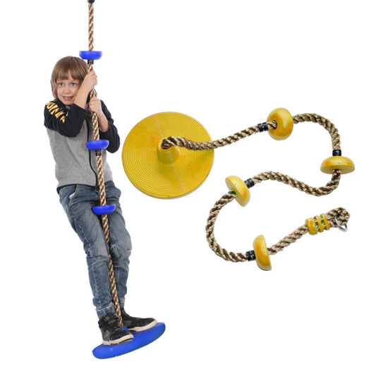 Skorter | Children Swing Climbing Rope Big Small Disc Sling Rope Swing,Random Color Delivery