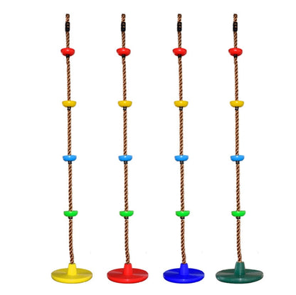 Skorter | Children Swing Climbing Rope Big Small Disc Sling Rope Swing,Random Color Delivery