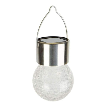 Skorter | 12 PCS Snap Ball Solar Chandelier Outdoor Garden Courtyard Holiday Decorative Light with Clip (Warm White Light)