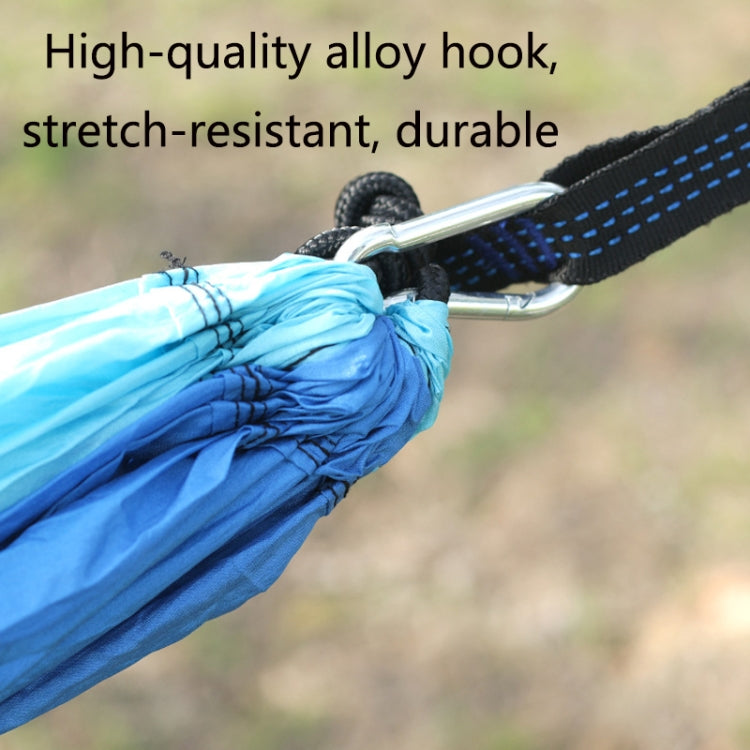 Skorter | Outdoor Hammock Nylon Parachute Cloth Travel Camping Swing, Style: 3m x 2m (Orange+Sky Blue)