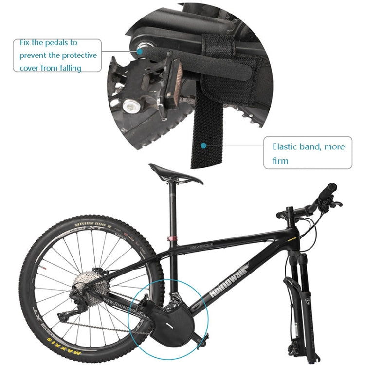 Skorter | Rhuinowalk RM264 Bike Crankset Protective Mountain Bike Crankset Anti-Scratch Sleeve(Black)