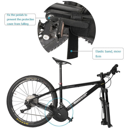 Skorter | Rhuinowalk RM264 Bike Crankset Protective Mountain Bike Crankset Anti-Scratch Sleeve(Black)