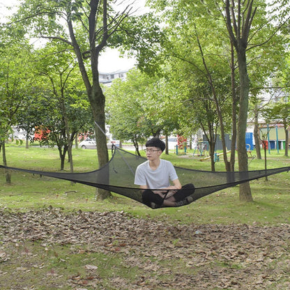 Skorter | Outdoor Multi-person Hammock Large Sky Tree Tent Aerial Camping Hammock Triangle Hammock, Side Length: 2.9m