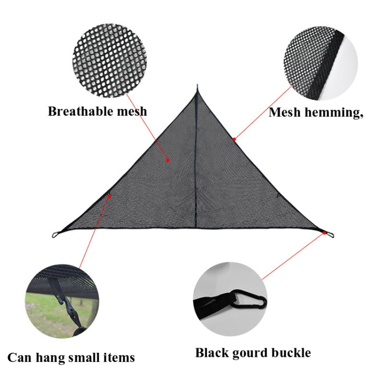 Skorter | Outdoor Multi-person Hammock Large Sky Tree Tent Aerial Camping Hammock Triangle Hammock, Side Length: 2.9m
